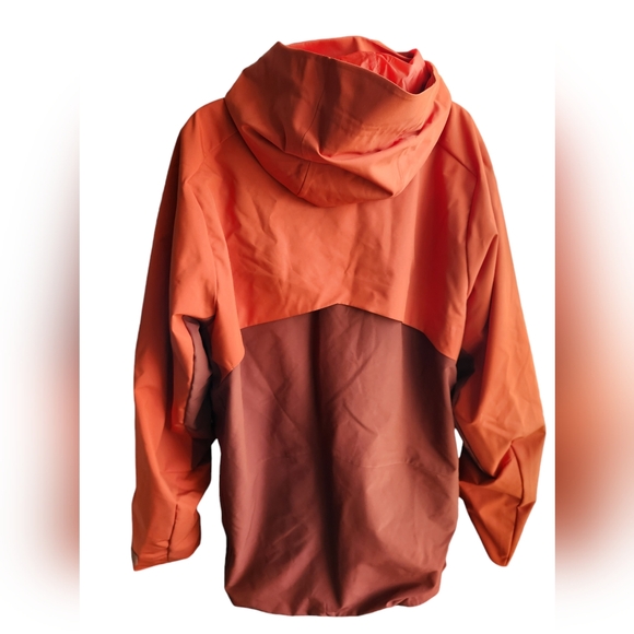 NWT Oros Mens Orange (Fired Clay) Full Zip Hooded Solarcore Jacket Size 2XL - Picture 2 of 6